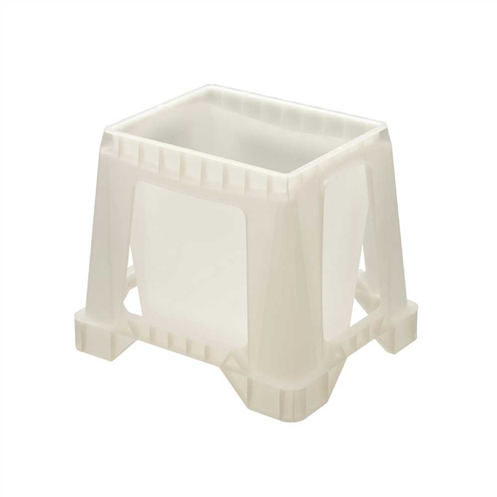 Square White Flower Bucket Egmont Commercial