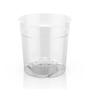 Orchid/indoor house plants pots - clear/translucent