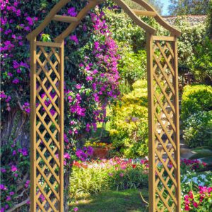 timber arch front